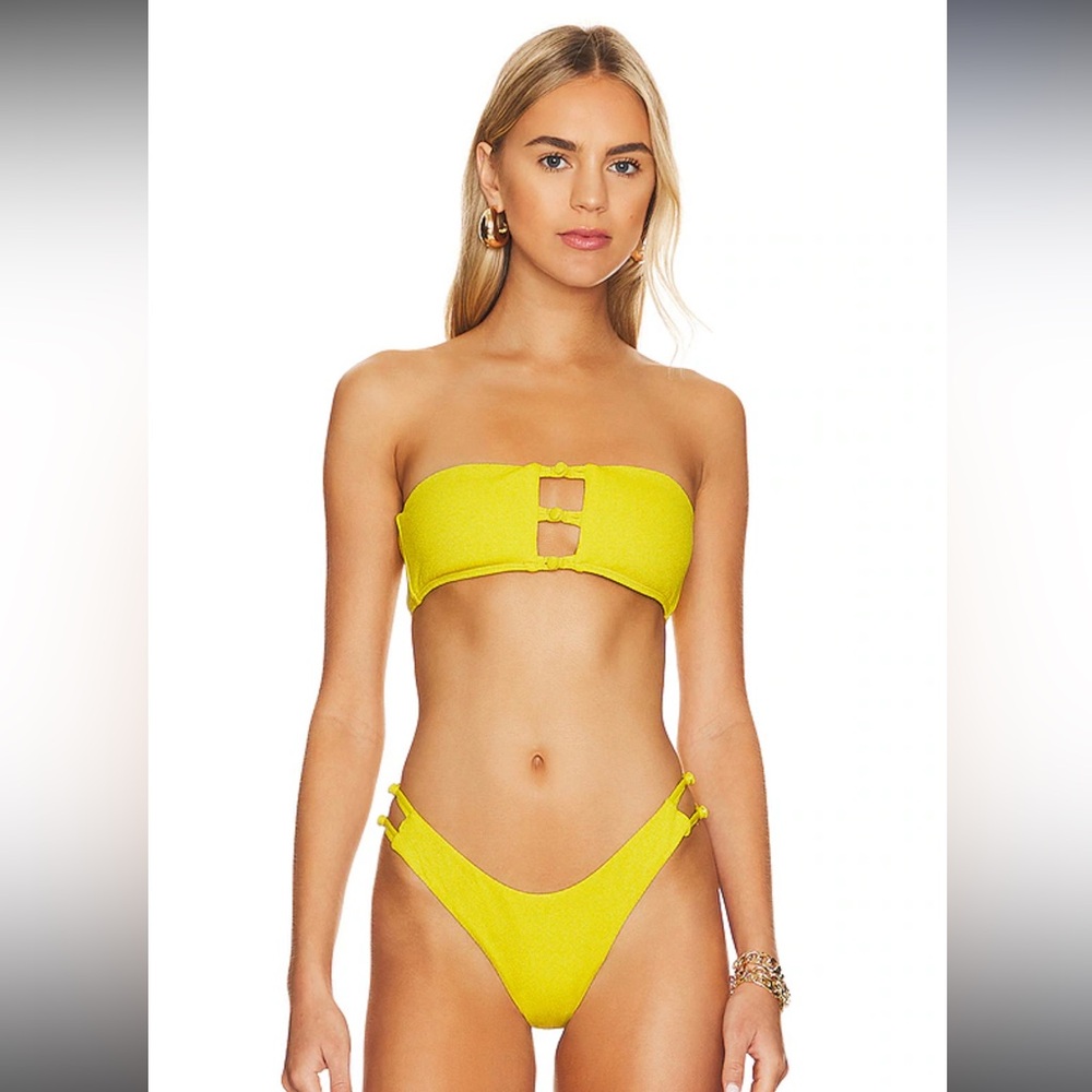 Devon Windsor Bethany Bikini Bottom - Citron